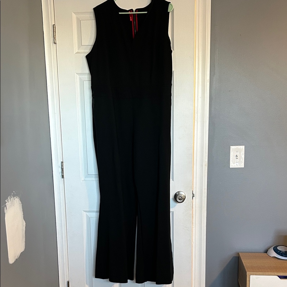 SPANX Classic Black Sleeveless Jumpsuit
